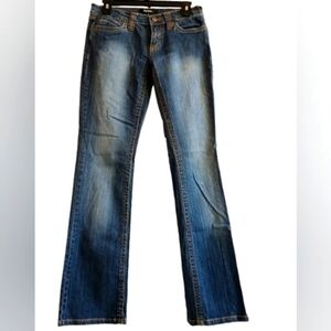 Daisy Fuentes Mystic Wash Jeans Women's‎ Size 4 Slight Boot Cut Cotton/Spandex